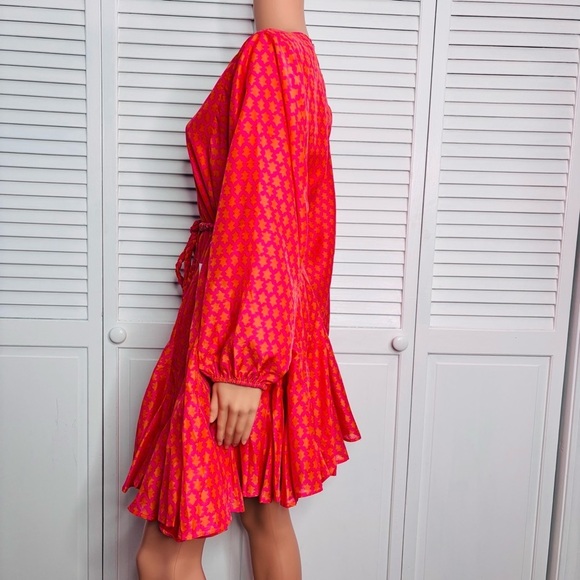 J. MARIE Pink Elle Rope Dress Size Large - Picture 4 of 9